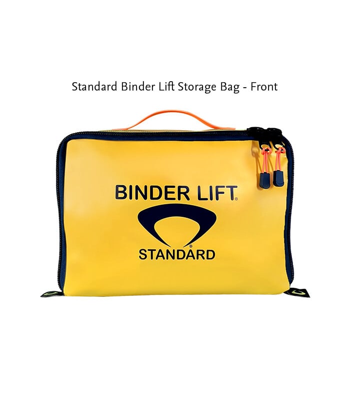 Standard Binder Lift Storage Bag - Front