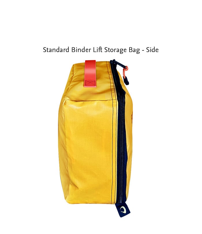 Standard Binder Lift Storage Bag - Side